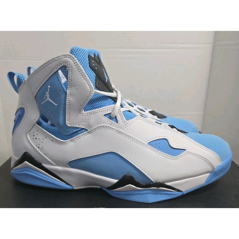 Air Jordan True Flight UNC Shoes Men’s SZ 12 US White University Blue 342964-140